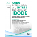 Guide de pr&eacute;paration &agrave; l'entr&eacute;e en formation IBODE 2027