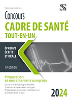 Concours cadre de sante 2024 - Tout-en-un