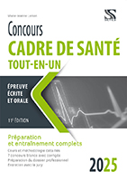 Concours cadre de sante 2025 - Tout-en-un