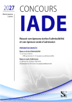 Concours IADE 2027