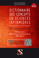 Dictionnaire des concepts en sciences infirmieres